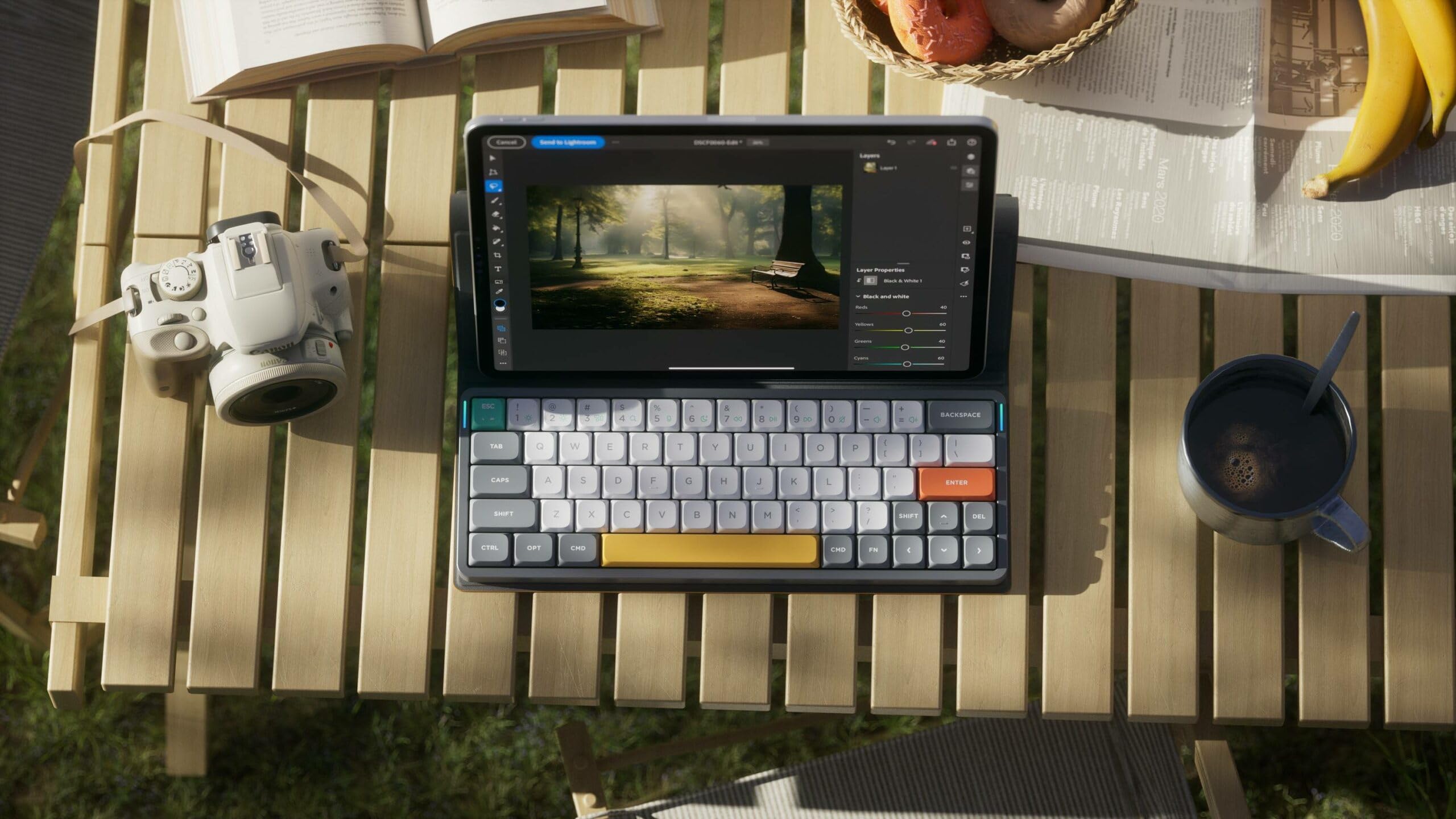 nuphy NuFolio V3 for Air60 V2 Keyboard Case and Stand 2-in-1 