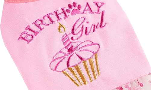 Miniatura 3 de Vestido de tul para perro de cumpleaños para niña con diseño de pastel de cumpleaños, para perros y niñas, vestidos para mascotas, rosa princesa,