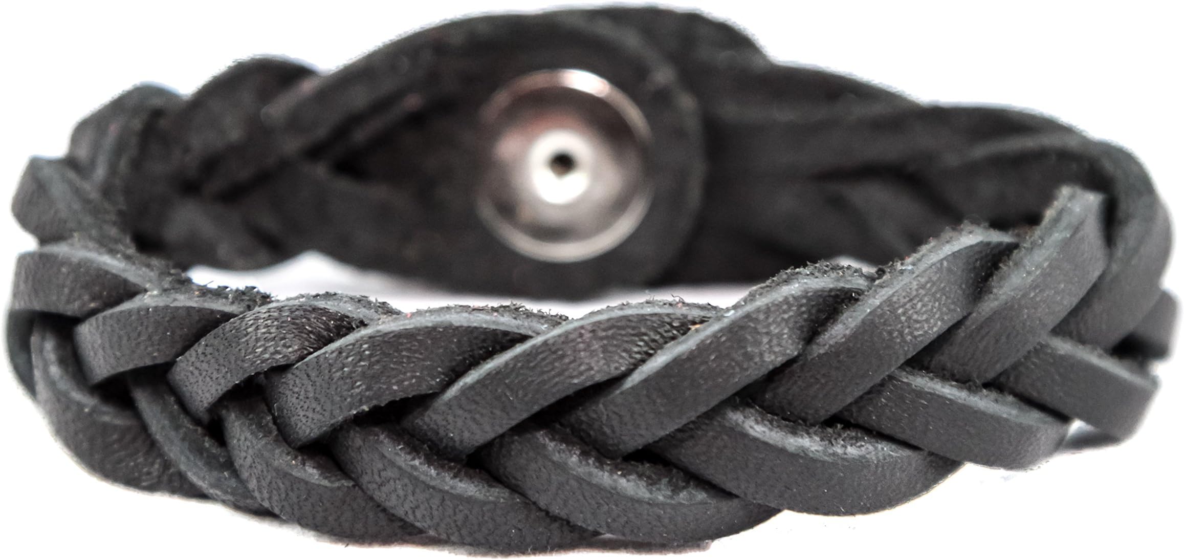 Essential Oil Aromatherapy Diffuser Bracelet, Braided Leather, Unisex