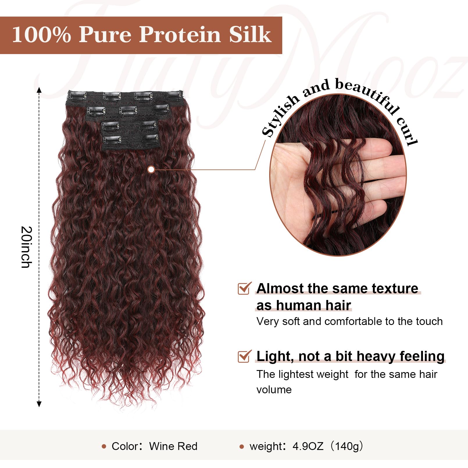 Clip in Hair Extensions - Image 2