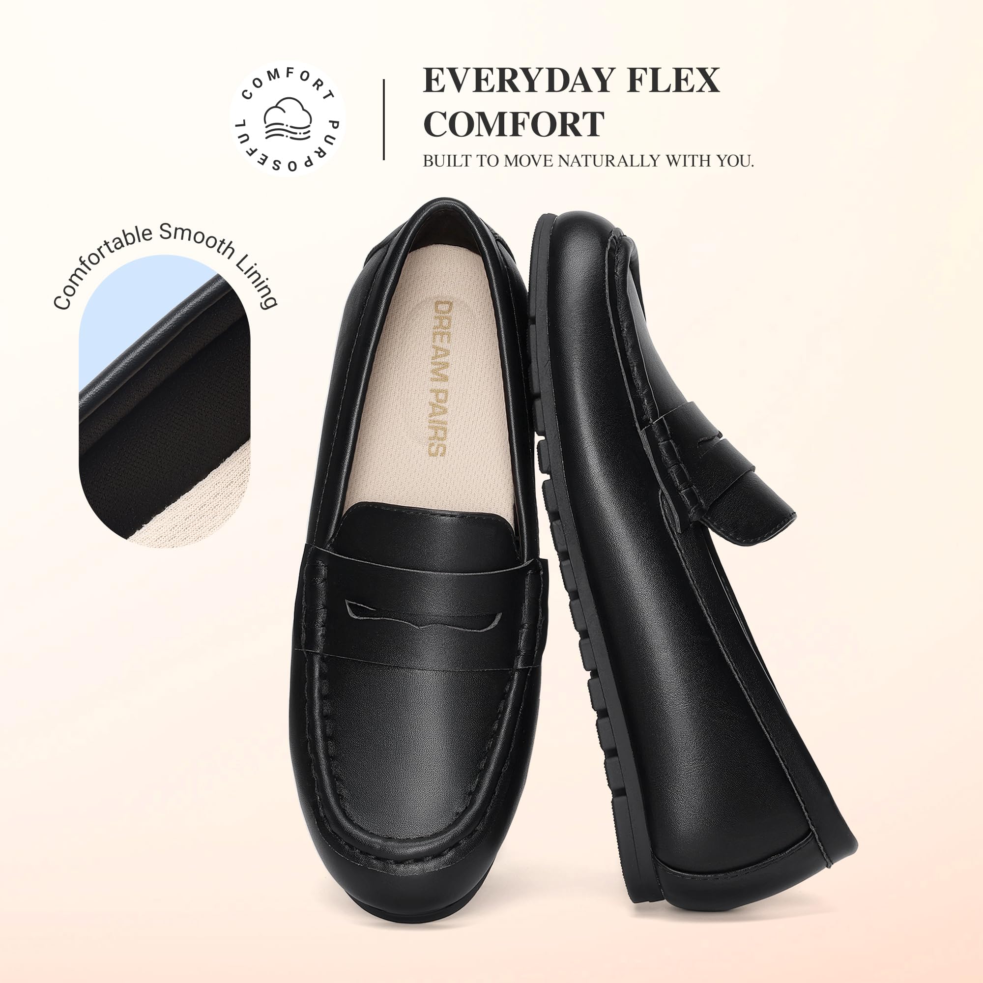 DREAM PAIRS Mocassini Donna Slip On
