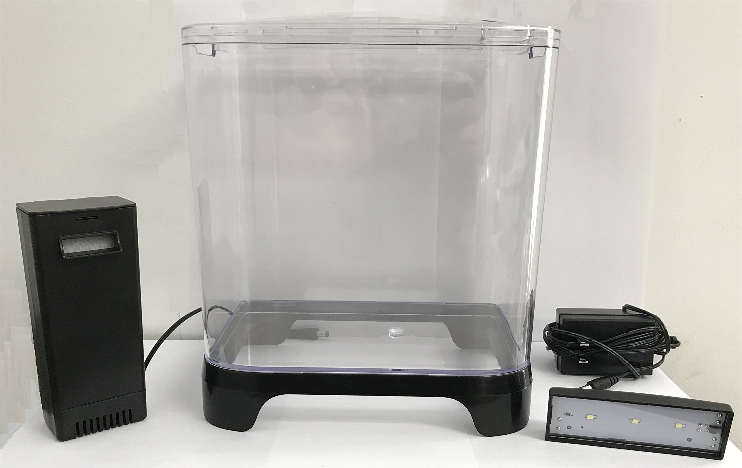 Penn Plax Betta Kit d'aquarium avec lumière LED et Filtre Interne, Taille de Bureau, 5 l