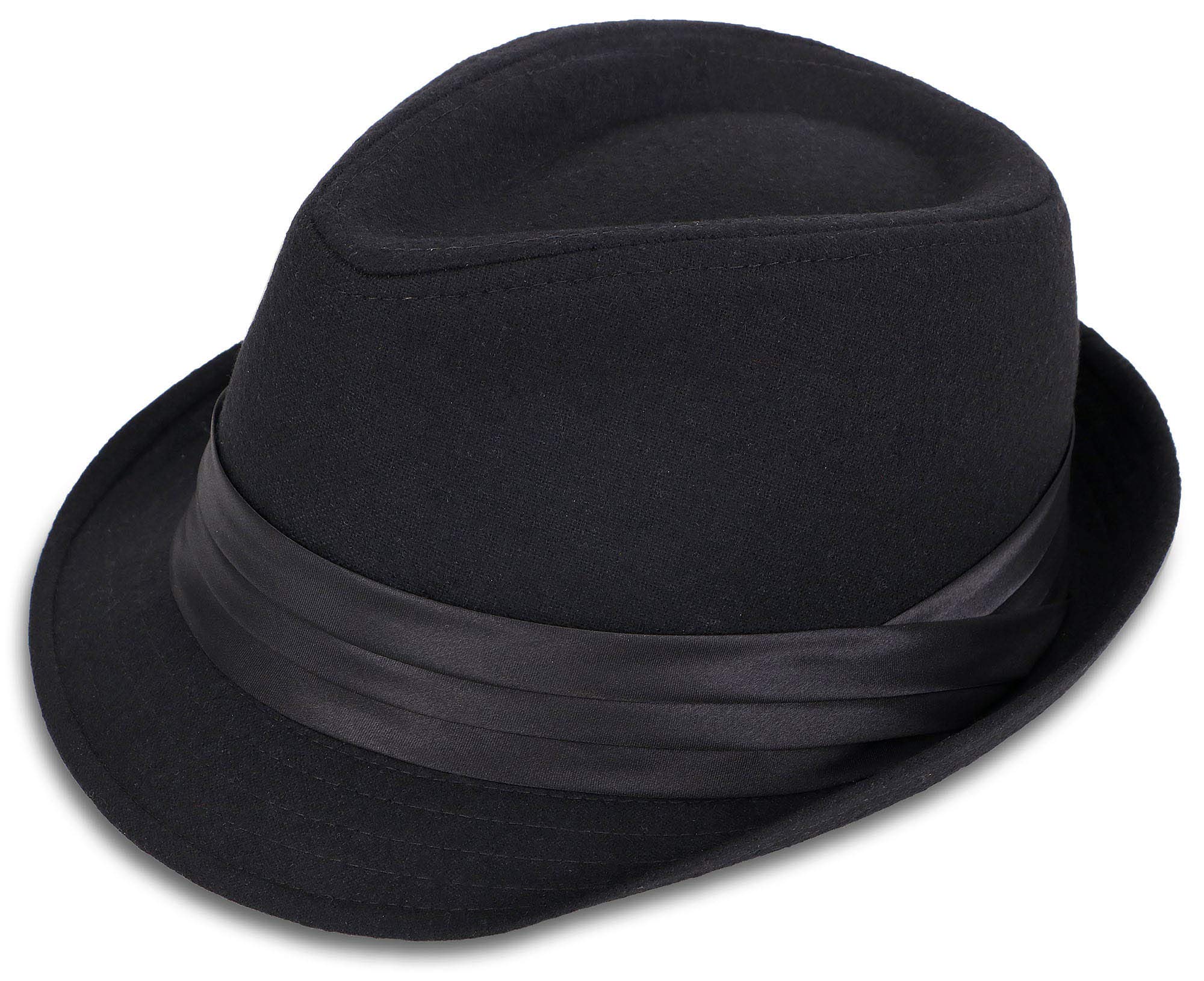 YoungLove Classic Gangster Stain-Resistant Crushable Gentleman's Fedora