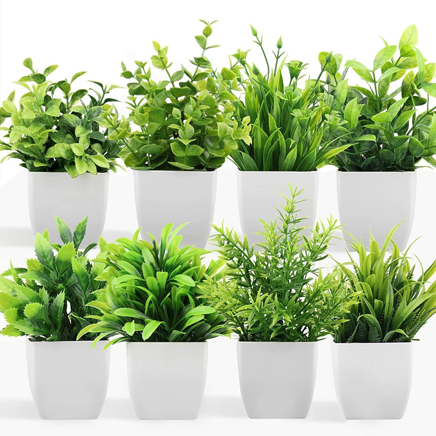 Buy WYTE ORIGIN Artificial Potted Plants, Green Artificial Plastic