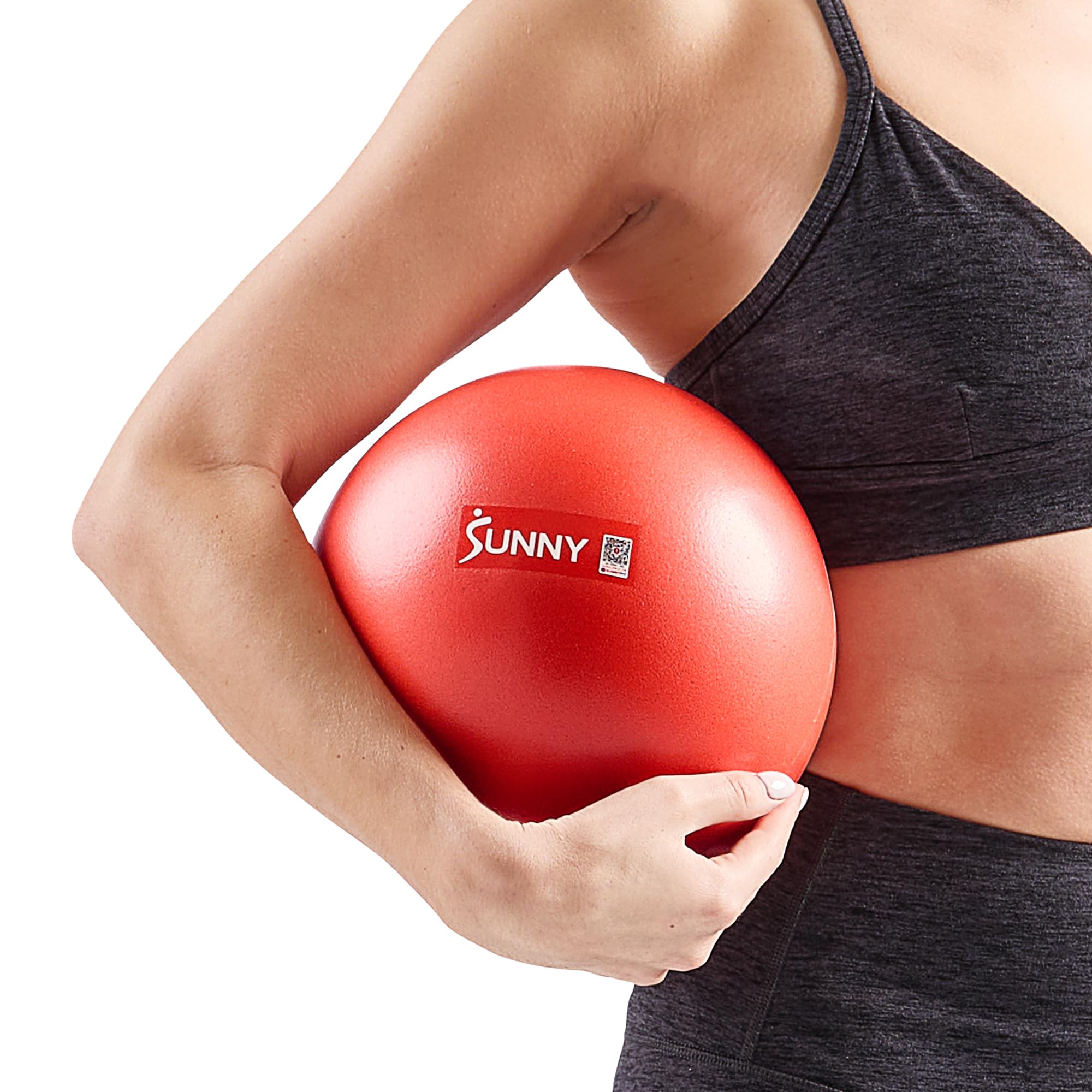 Sunny Health & Fitness Premium Anti-Burst Exercise Balls for Core Strength, Yoga, Pilates, Barre, Physical Therapy, Balance, Flexibility Non-Slip & Odorless