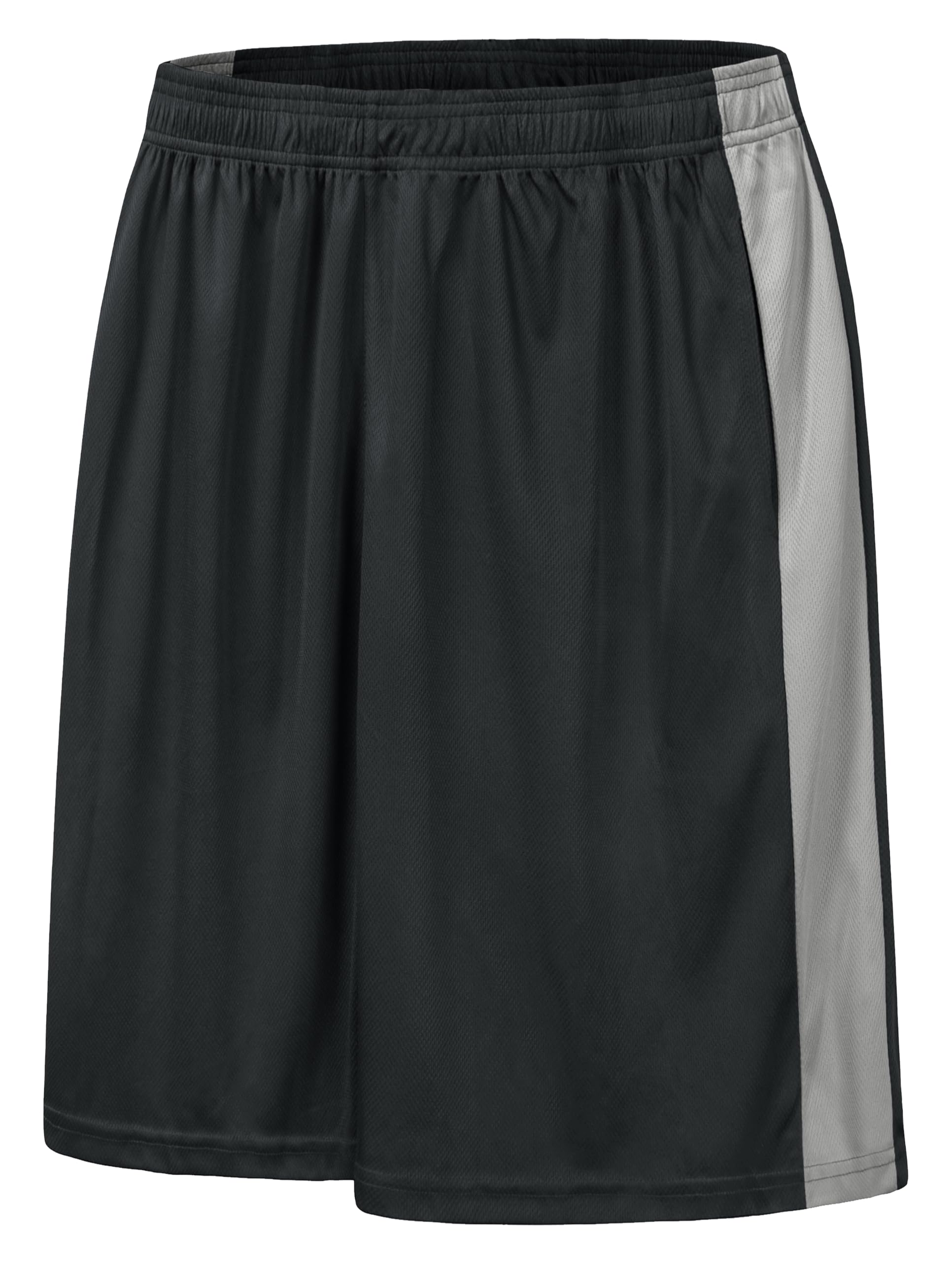 TAPULCO Big & Tall Men's Quick Dry Athletic Shorts, Inner Drawstring Plus Size for Running Basketball Fitness (3XL-5XL)