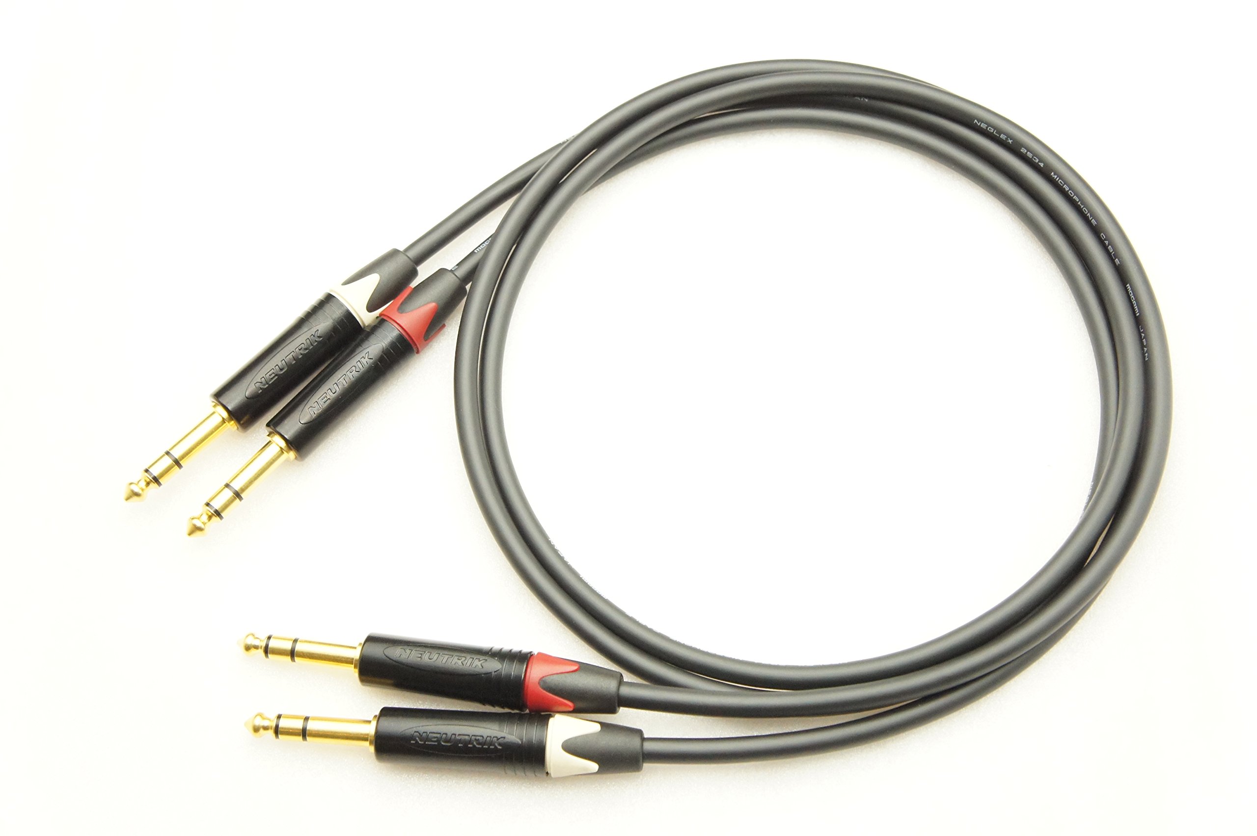 Amazon | MOGAMI 2534 TRS(ステレオフォン)→TRS(ステレオフォン) 2本 