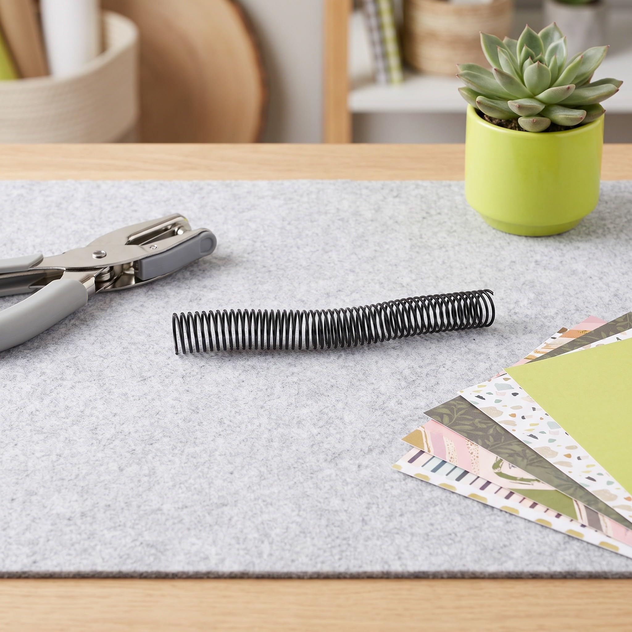 Artibetter 20 dorsi a spirale per rilegatura: dorsi a spirale da 3,17 cm per ricariche di quaderni e agende, filo metallico con rivestimento nero, passo 4:1, 48 anelli, fino a 300 pagine