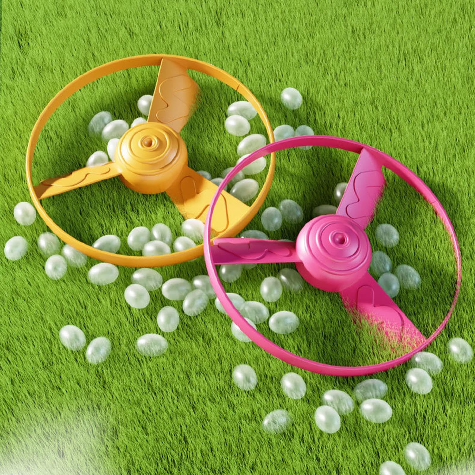 Flying Saucer For Kids - Interactive Catching Outdoor Activity, High-Flying Spinner Disc Launcher