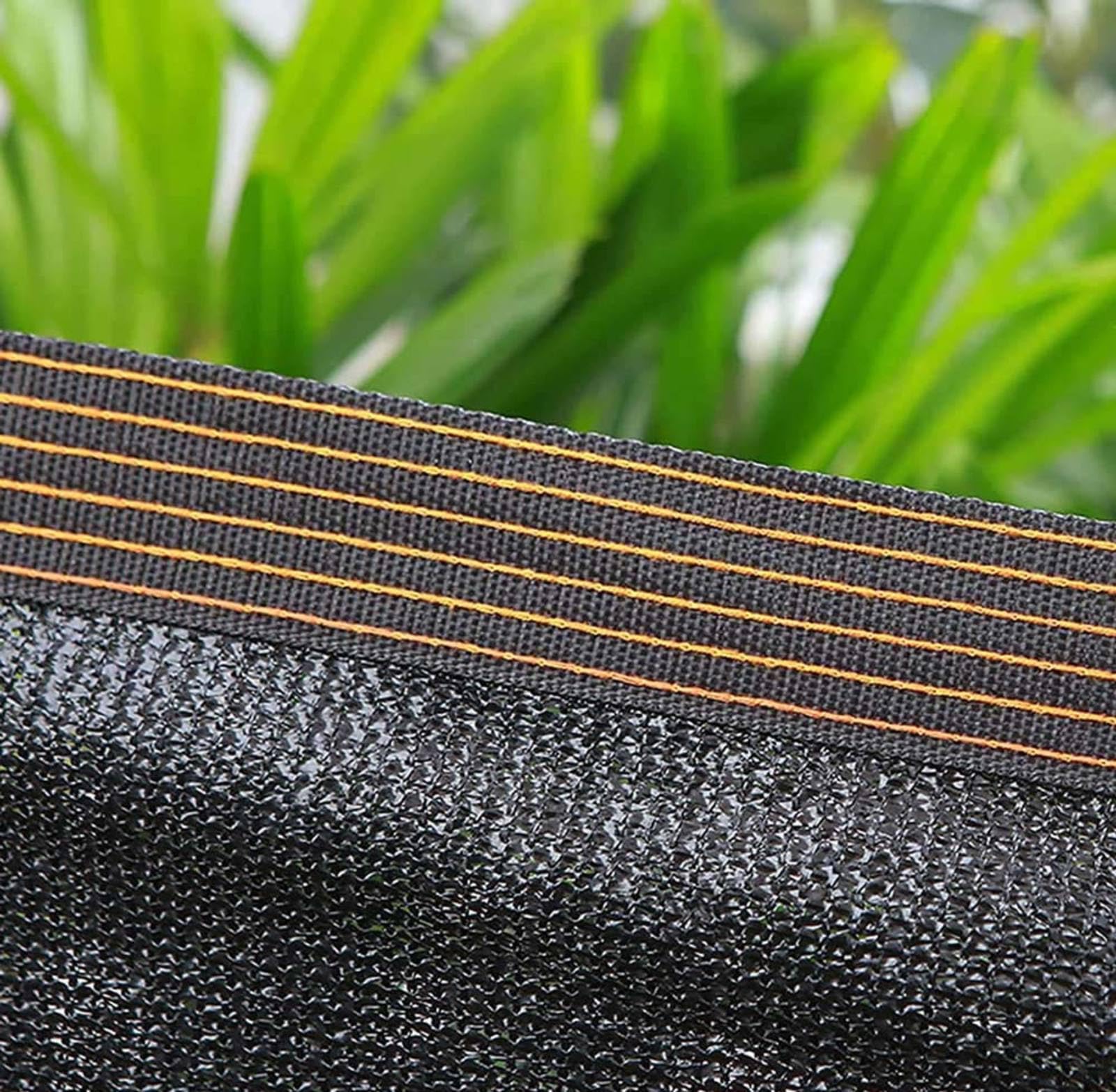 GJZQDKX Garden Sun Shade Greenhouse Shade Cloth Grommets Multifunctional Rectangular Shade Sail Mesh Breathable Shade for balconies/greenhouses Customizable Sizesblack-6x8m