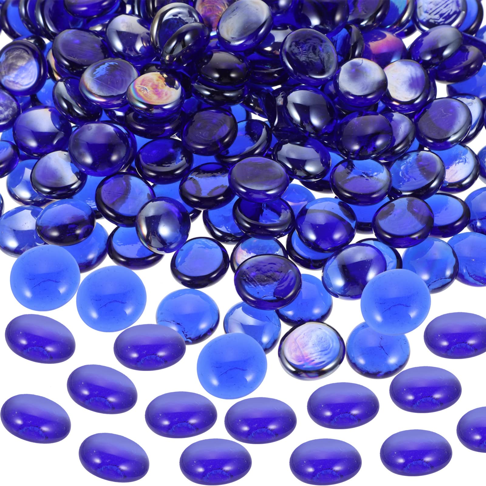 Housoutil Fire Pit Rocks Fire Pit Glass Fish Tank Decor Ornaments Tank Decorations 1 Bag