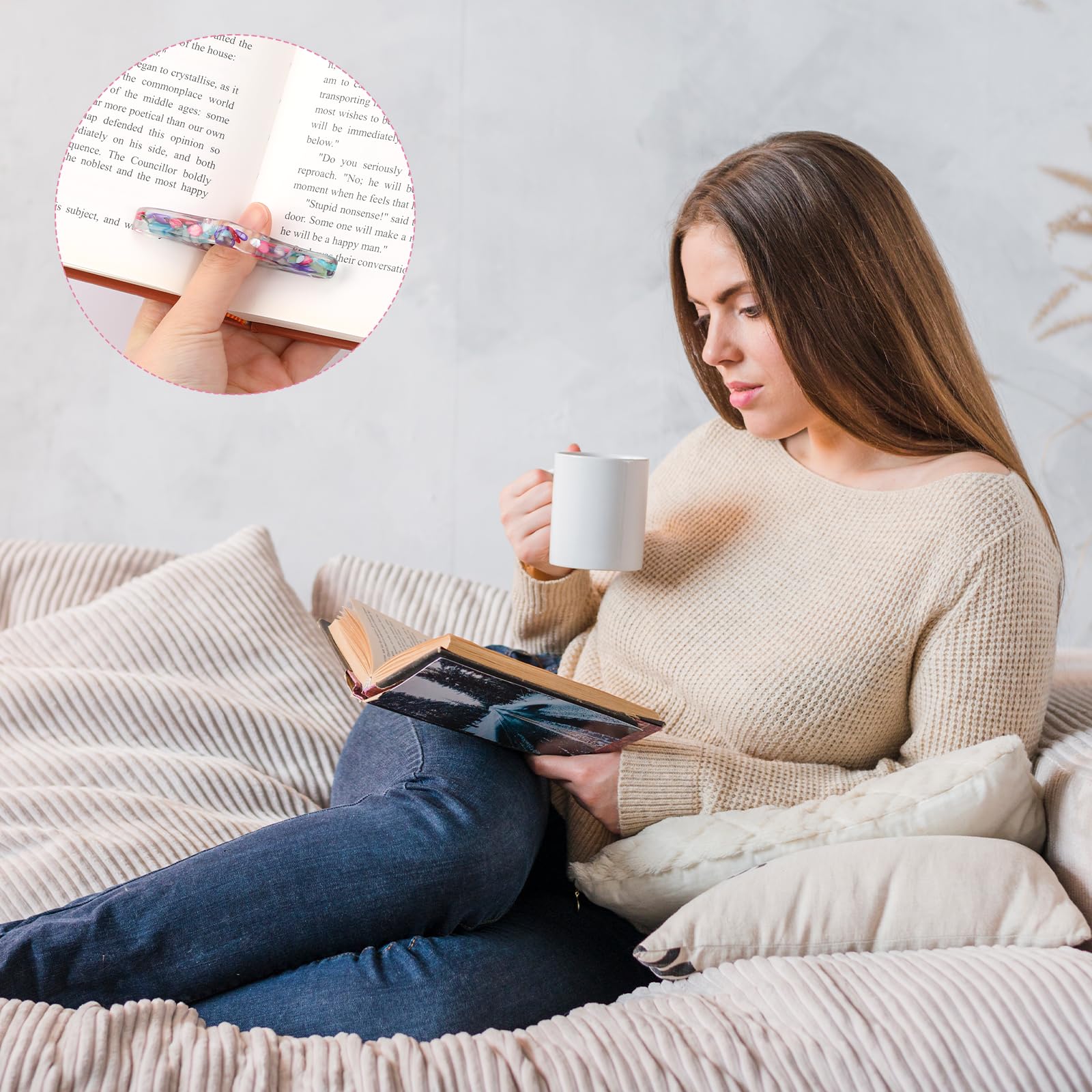 Thumb Book Page Holder For Reading,Reading Book Lovers Gifts Page - View #5