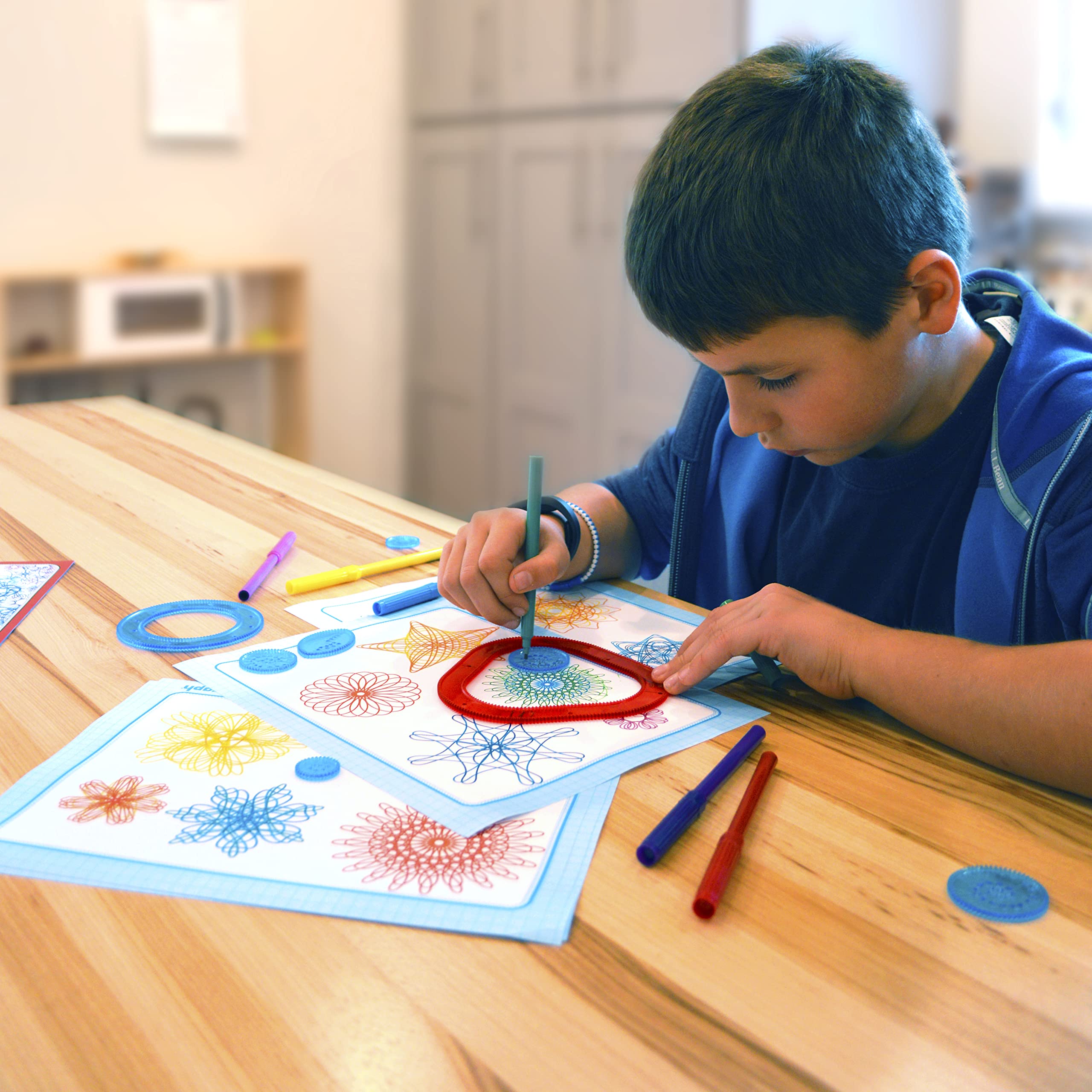 Silverlit - Spirograph The Classic-Creative Leisure Set - 30-częściowy zestaw startowy, który trzeba zobaczyć - od 8 lat, 1013Z