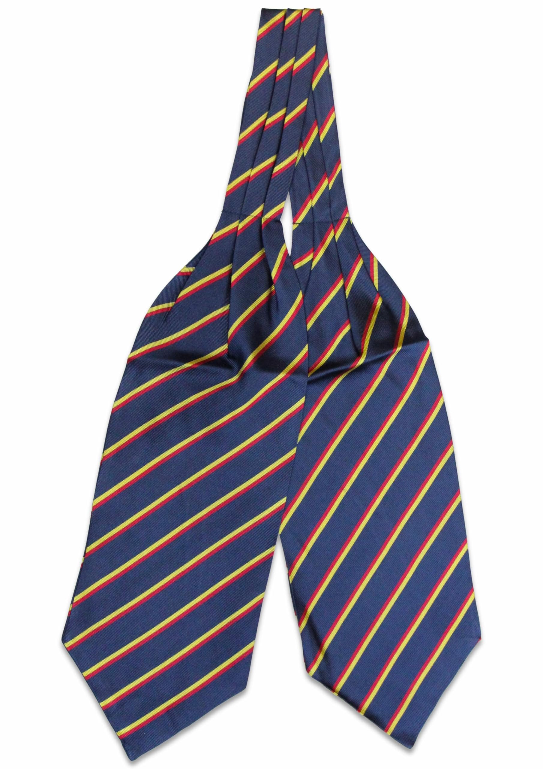 The Regimental Shop Men's Blue/Red/Yellow R Shop Reme Silk Cravat