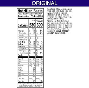 Kellogg's Cracklin' Oat Bran Breakfast Cereals, Fibre Cereal, Family Cereal, Original (3 Boxes)