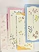 【4柄セット】シナップス 一筆箋 40枚入 便箋 日本製 和紙 縦書き 花柄 花のたより てまりうた 野あそび 花うさぎ 4510085706019