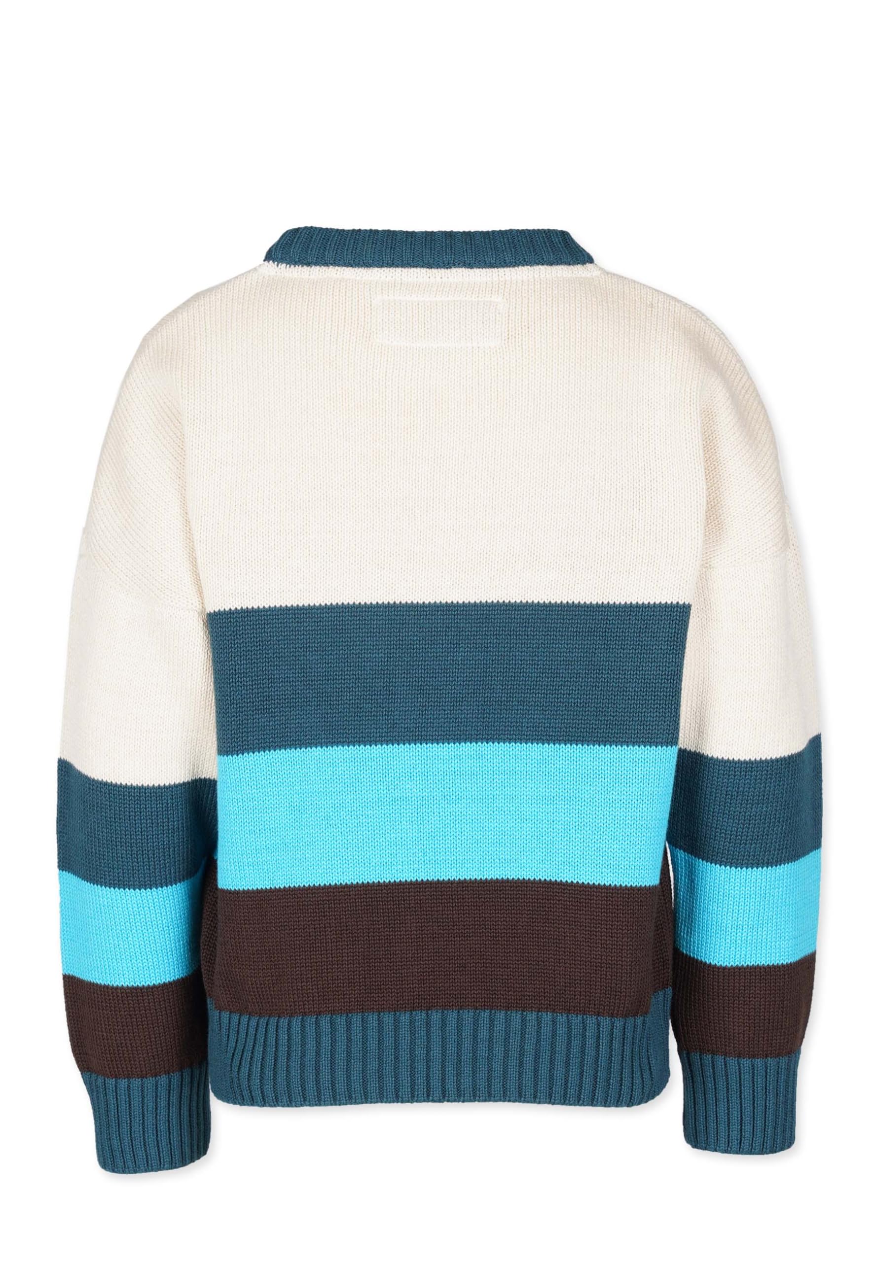 Band of Rascals Kinder Strickpullover Boxy Block aus Bio-Baumwolle