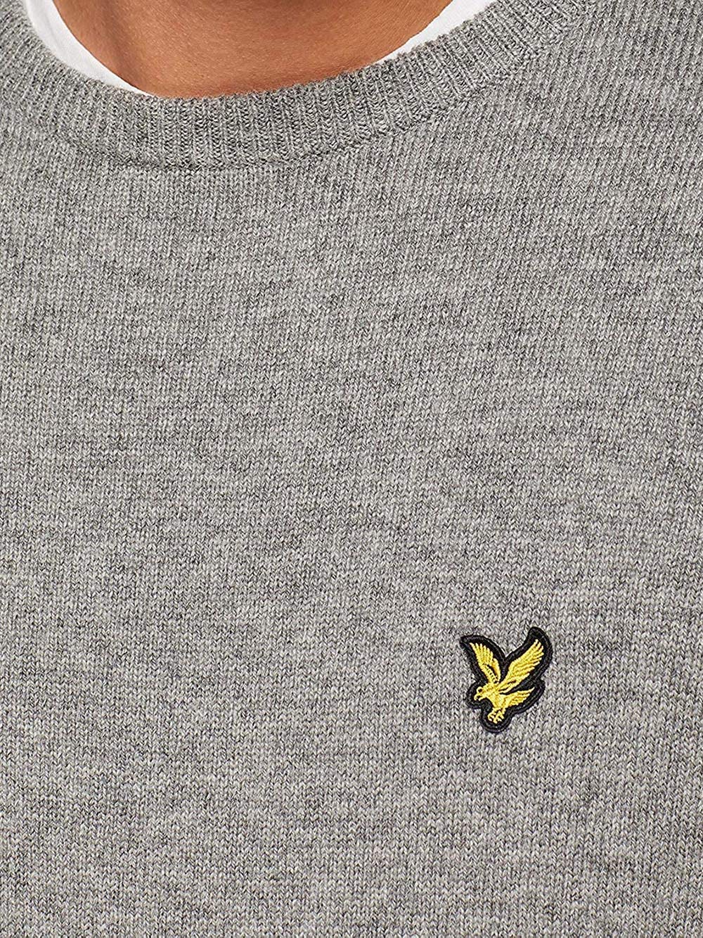 Lyle & Scott Herren Crew Neck Lambswool Blend Jumper Pullover