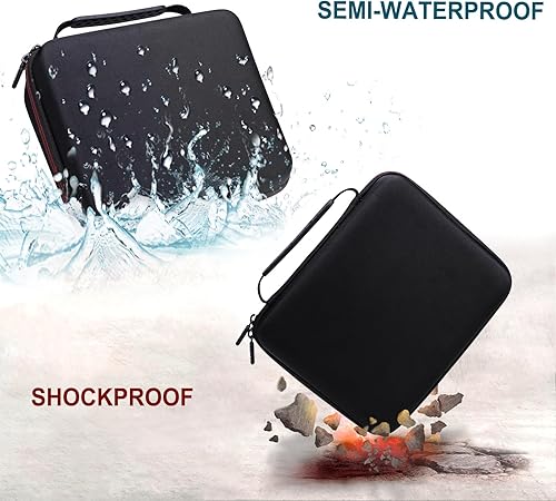 Miniatura 8 de LTGEM - Funda compatible con rotuladora Brother P-Touch PT-D610BT PT-D410 PT-D460BT PTD600 PTD400AD, color gris