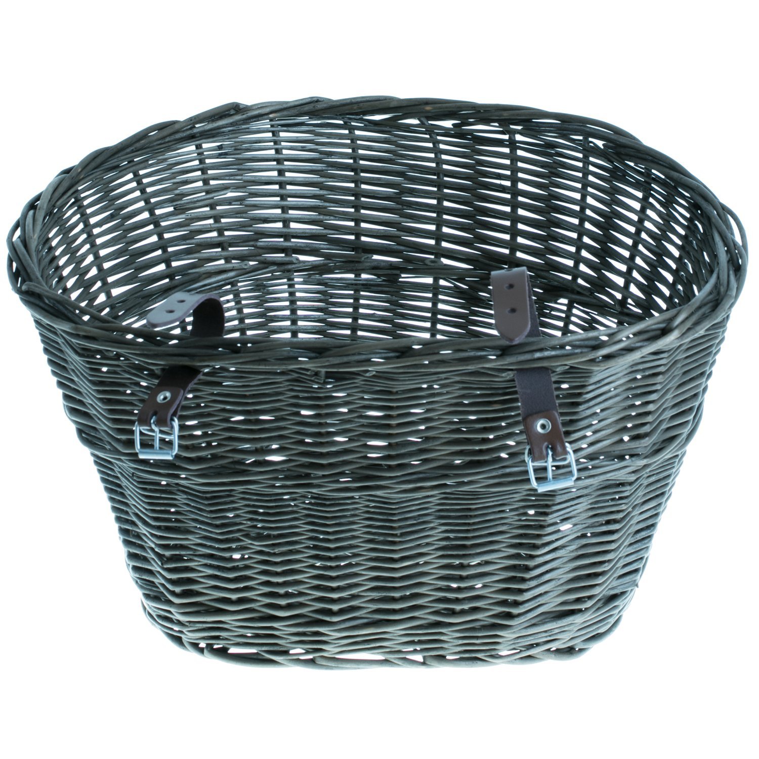 e-Wicker24 Fahrradkorb aus Weide für Lenker und Gepäckträger - Retro Vintage Stil Einkaufskorb Geflochten
