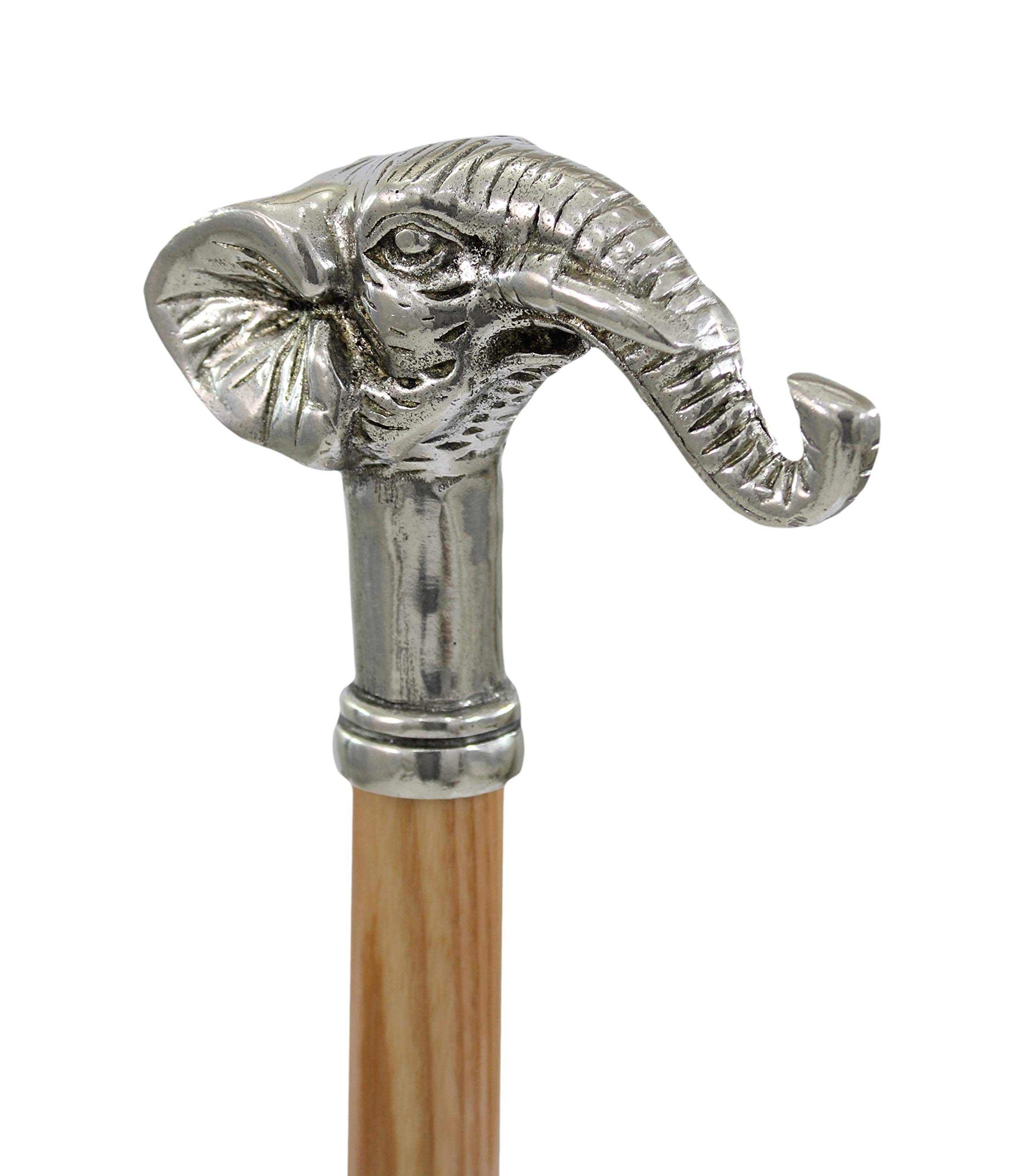 CAVAGNINI, Bastones de diseño para Caminar, Elefante. Bastón Personalizable, Hecho a Mano en Italia