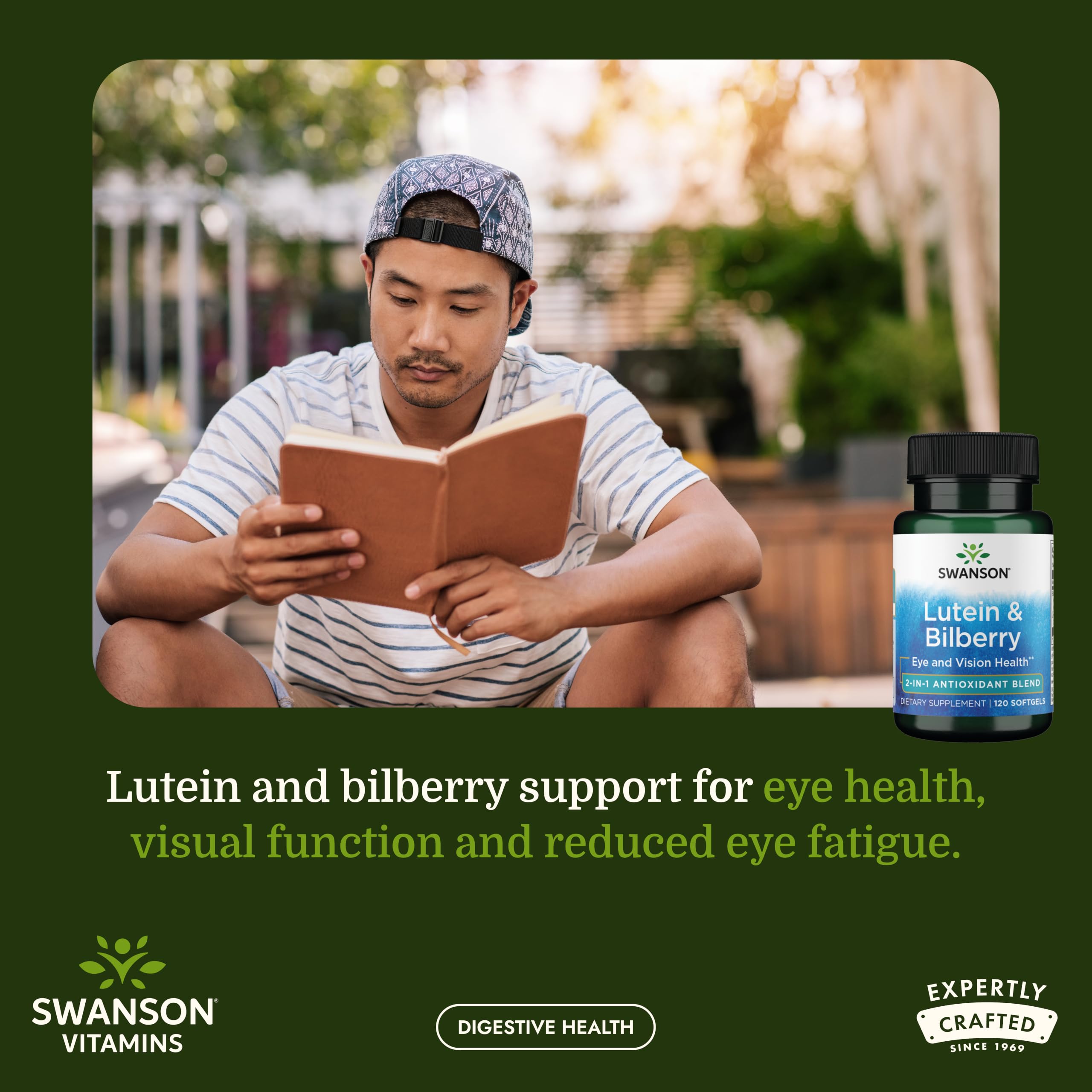 Swanson Standardized Lutein & Bilberry (120 Softgels) — Amazon image 2