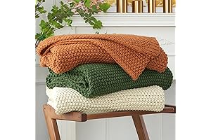 Longhui Bedding Cream Throw Blanket: Organic Cotton Luxury for Unparalleled Comfort