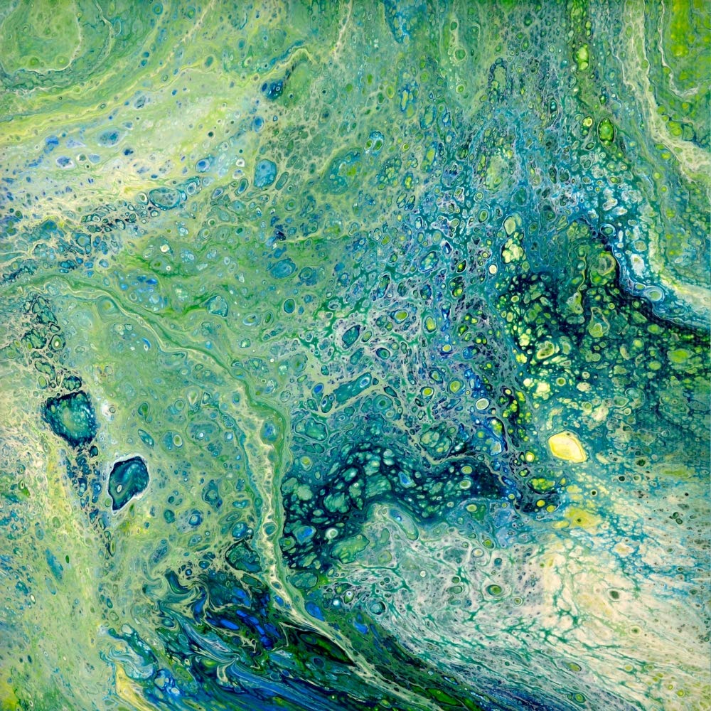 Viva Decor Pouring Fluid 3 Liter Transparent für Leinwand & Staffelei. Für Gießanwendungen & Fließtechniken mit Acryl Farbe. Geeignet als Gieß-Farbe für Puddle-Pouring Dirty-Pouring Flip Cup