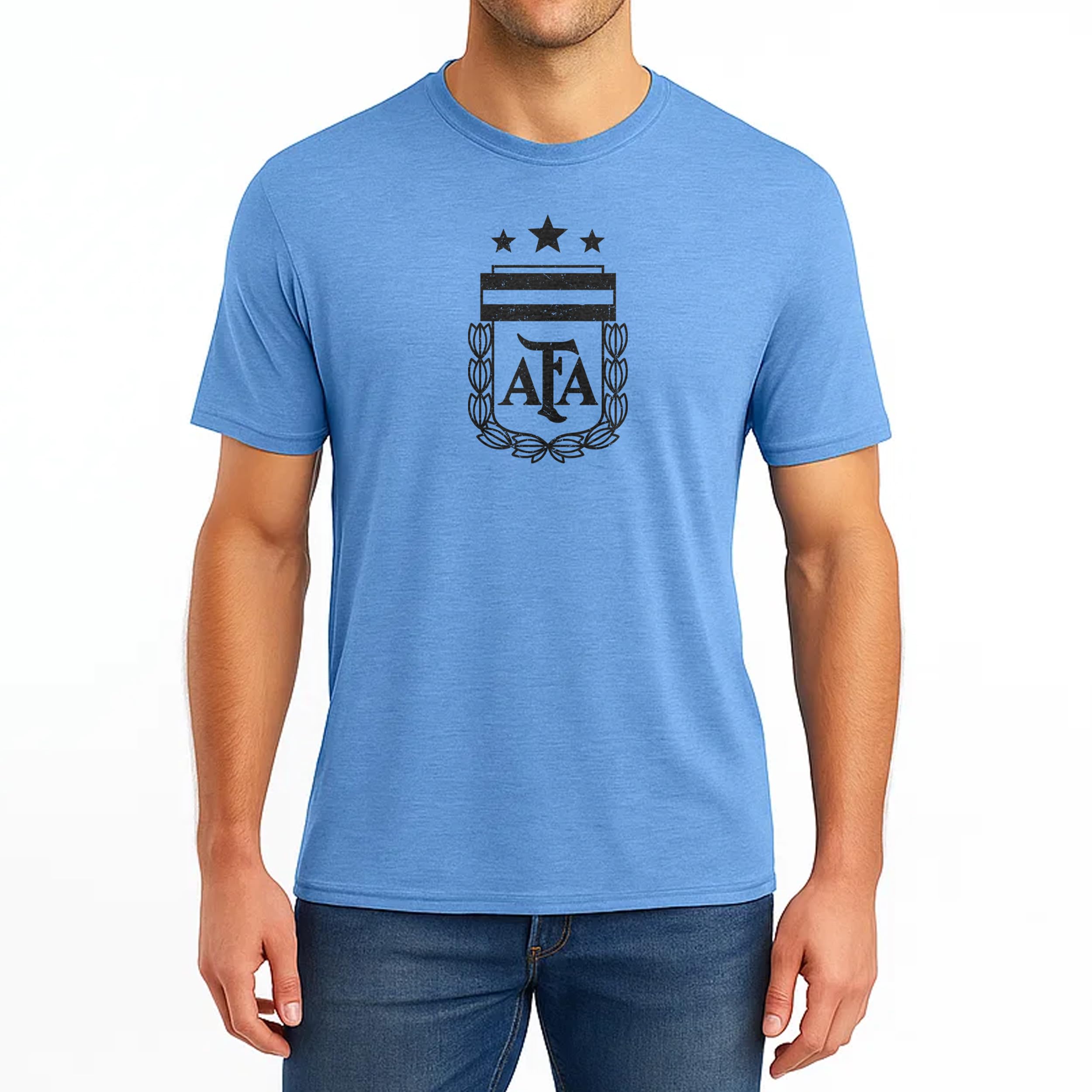 Officially Licensed Argentine Football Association Soccer Cotton T-Shirt - Unisex Adult