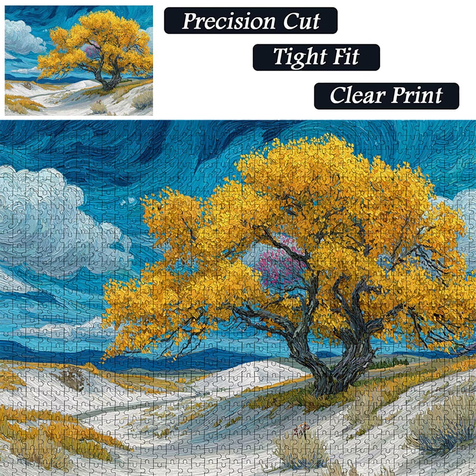 Albero Puzzle 5000 Pezzi Adulti, Cielo Puzzle Legno con Scatola 156x105cm, Idea Regalo Uomo e Donna, Divertimento Per Adulti, per Gioco Familiar, Giochi di Sfida, Squisita confezione Regalo, 4-4456