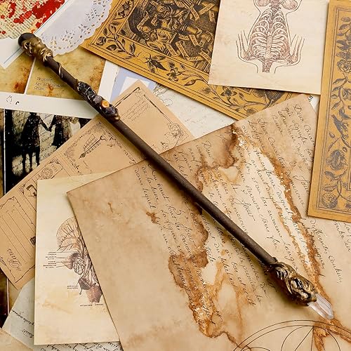 Miniatura 6 de Rich Boxer Varita mágica de cristal hecha a mano fina para brujas y magos