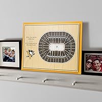 Vista 2 de YouTheFan NHL - Arte de pared 3D StadiumViews de 5 capas 17 x 13