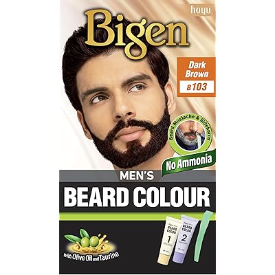 Bigen Mens Beard Colour,...