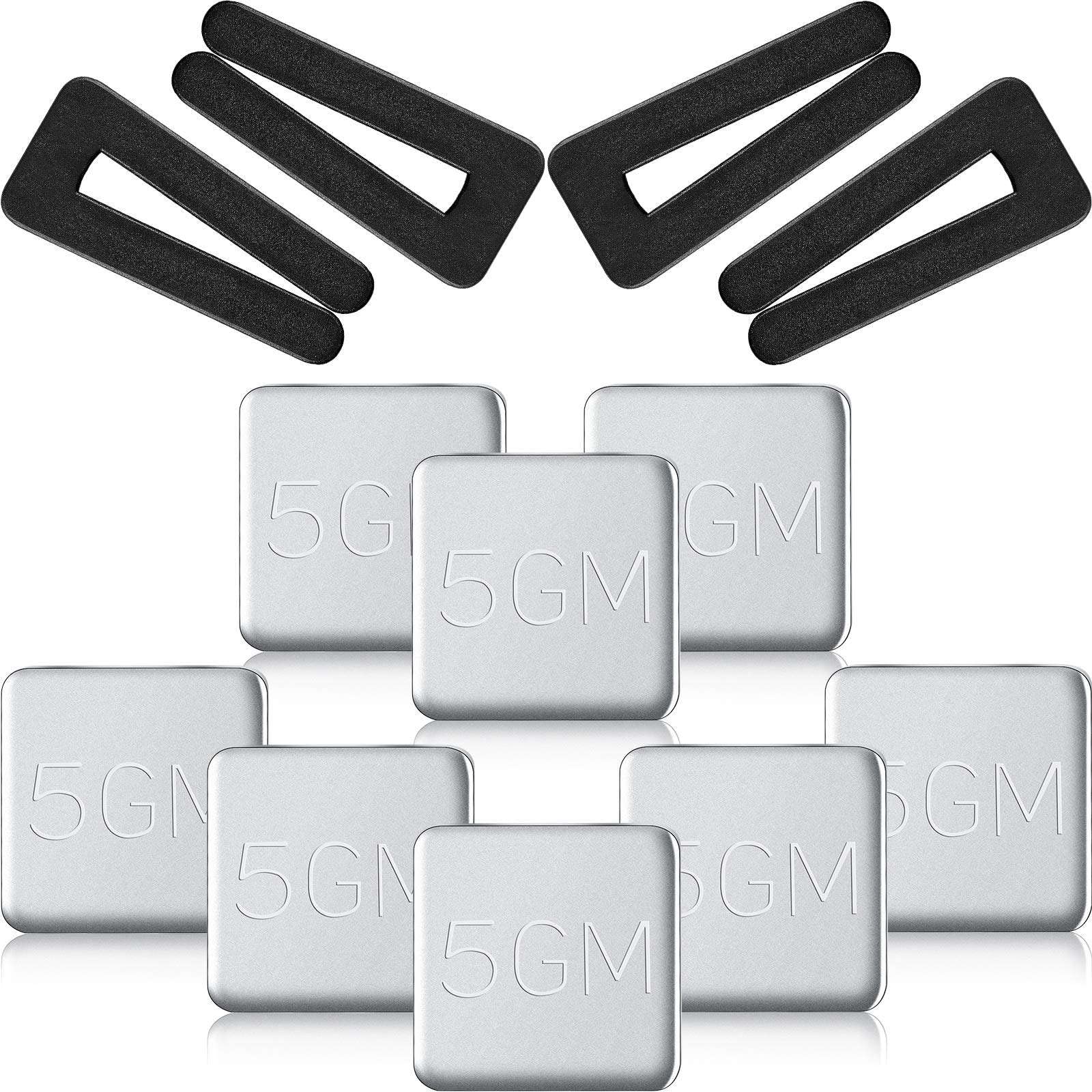 Ntcpefy 4 Sets Ceiling Fan Blade Compensation Set Fan Weight Balance Set Including Balance and Self-Adhesive 5 Weight Metal