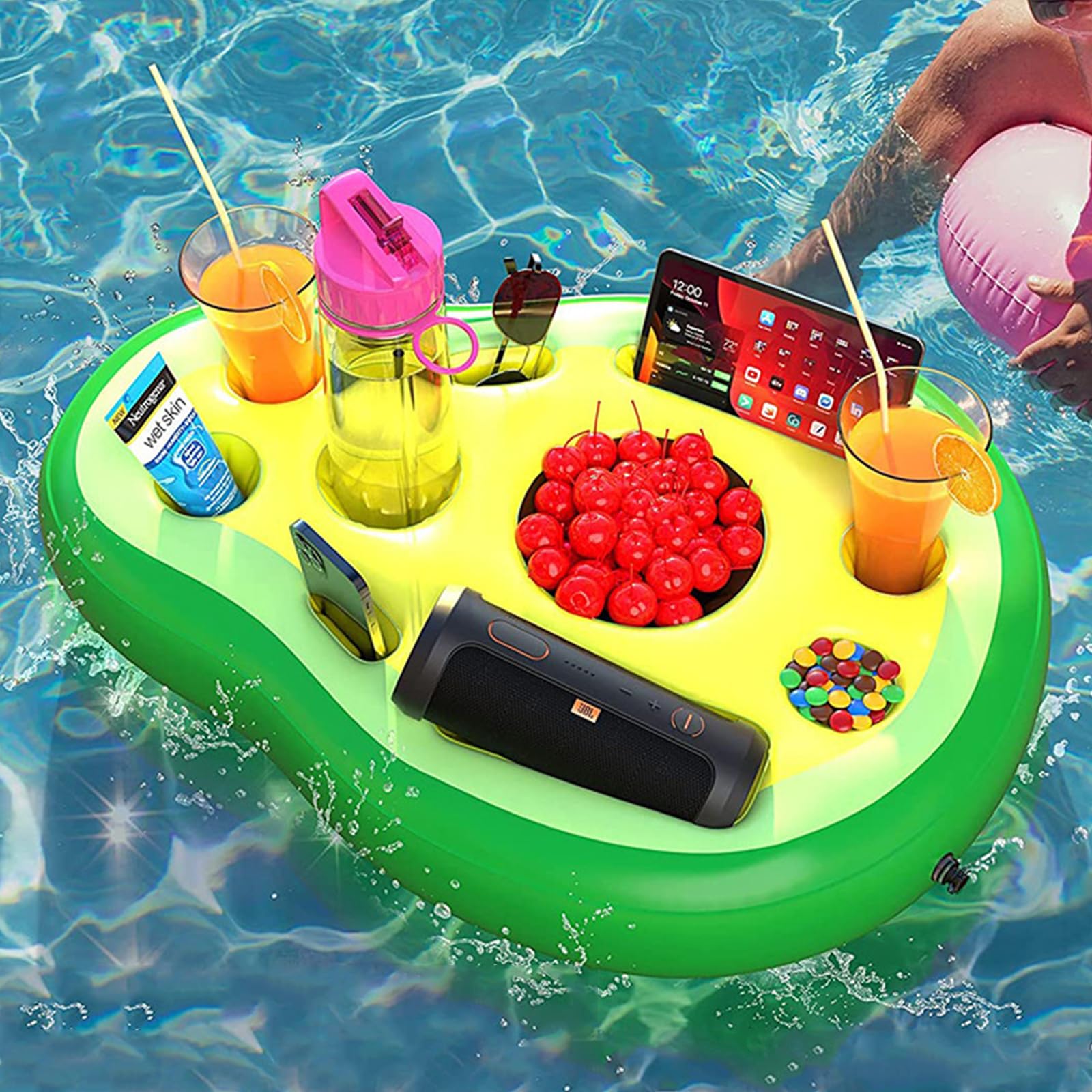 7 Trous Bar de Piscine Flottant Porte-Bouteille Gonflable Bar de Piscine Flottant Plateau Gonflable Bar Flottant,Bar Flottant Spa pour L'approvisionnement Extérieur de Fête de Piscine de Pla 7 Trous Bar de Piscine Flottant Porte-Bouteille Gonflable Bar de Piscine Flottant Plateau Gonflable Bar Flottant,Bar Flottant Spa pour L'approvisionnement Extérieur de Fête de Piscine de Pla