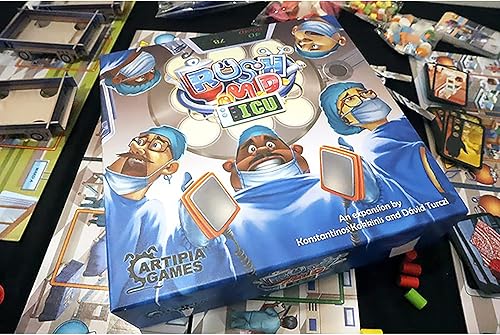Miniatura 7 de Artipia Games Artipiagames Rush M.D.: Juego de mesa cooperativo de expansión de la UCI, colocación de trabajadores, estrategia, edades 14+, 1-4