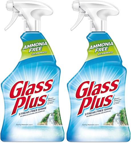 Miniatura 8 de Glass Plus Limpiador de vidrio, botella de 32 onzas líquidas, limpiador de vidrio multisuperficie (paquete de 5)