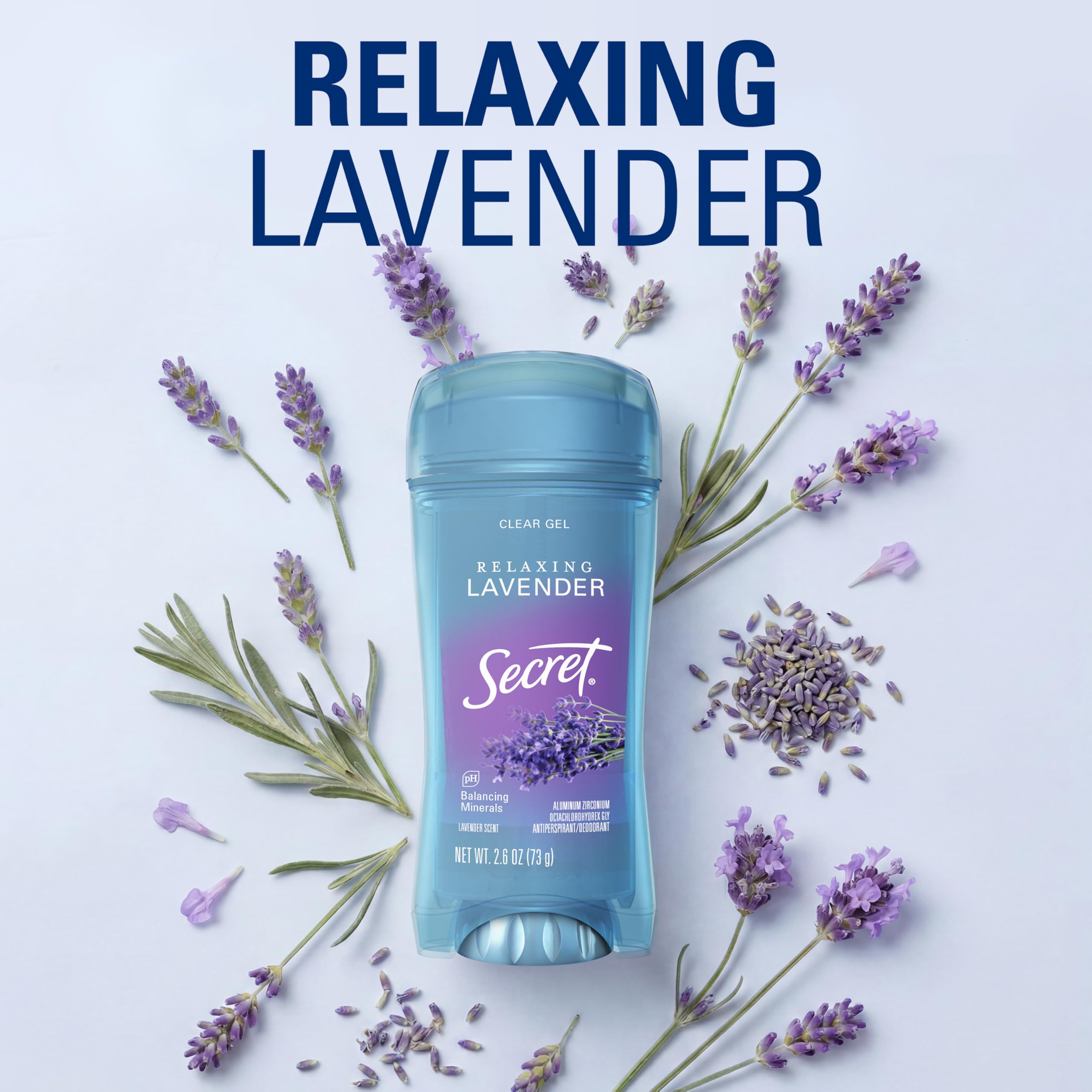 Secret Scent Expressions Crystal Clear Gel antyperspirant dezodorant, Ooh La La Lavender - 2,7 oz (dezodoranty)