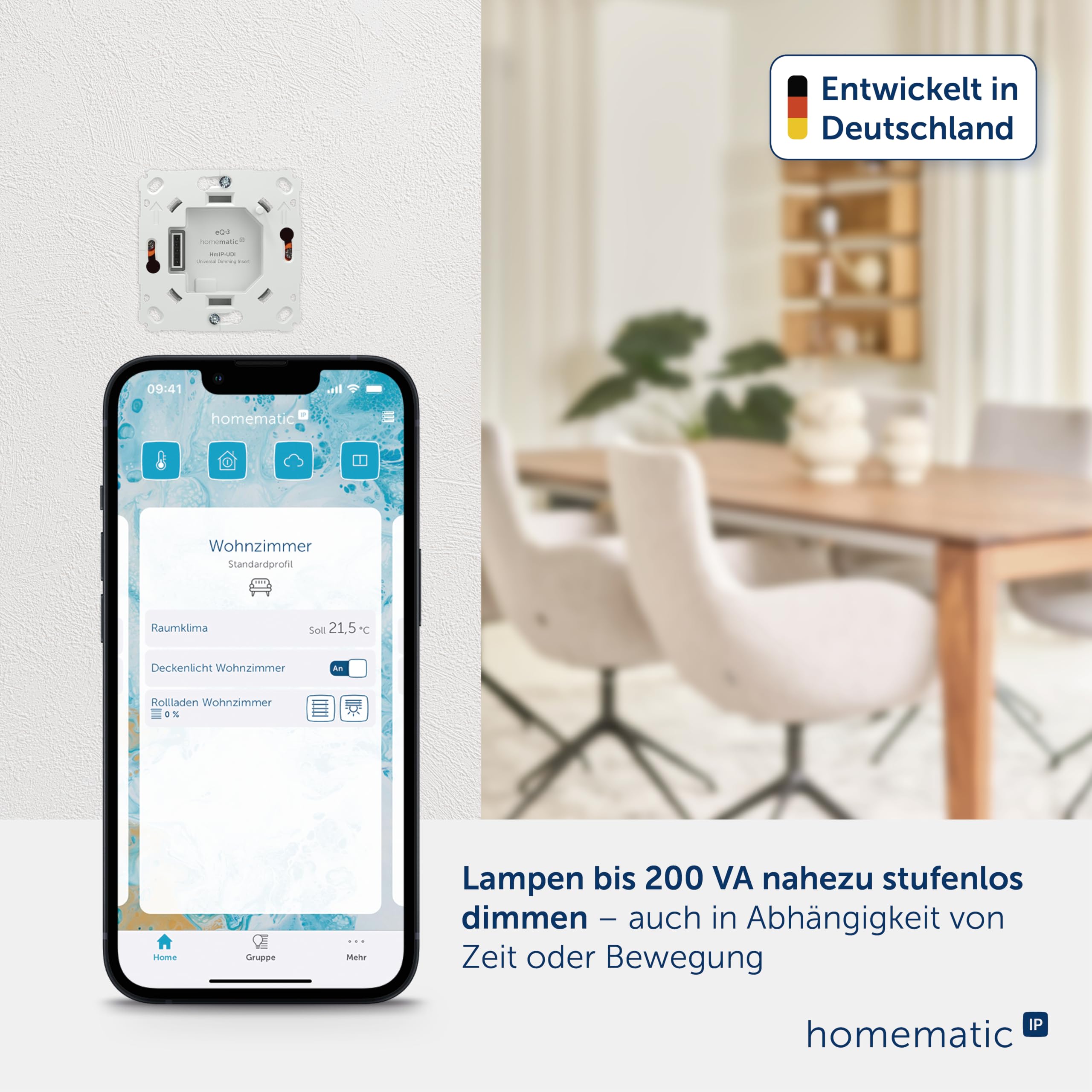 Homematic IP Regulador de intensidad universal