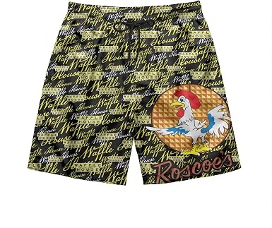 WLGUO Men's Swim Trunks Roscoe's-House 