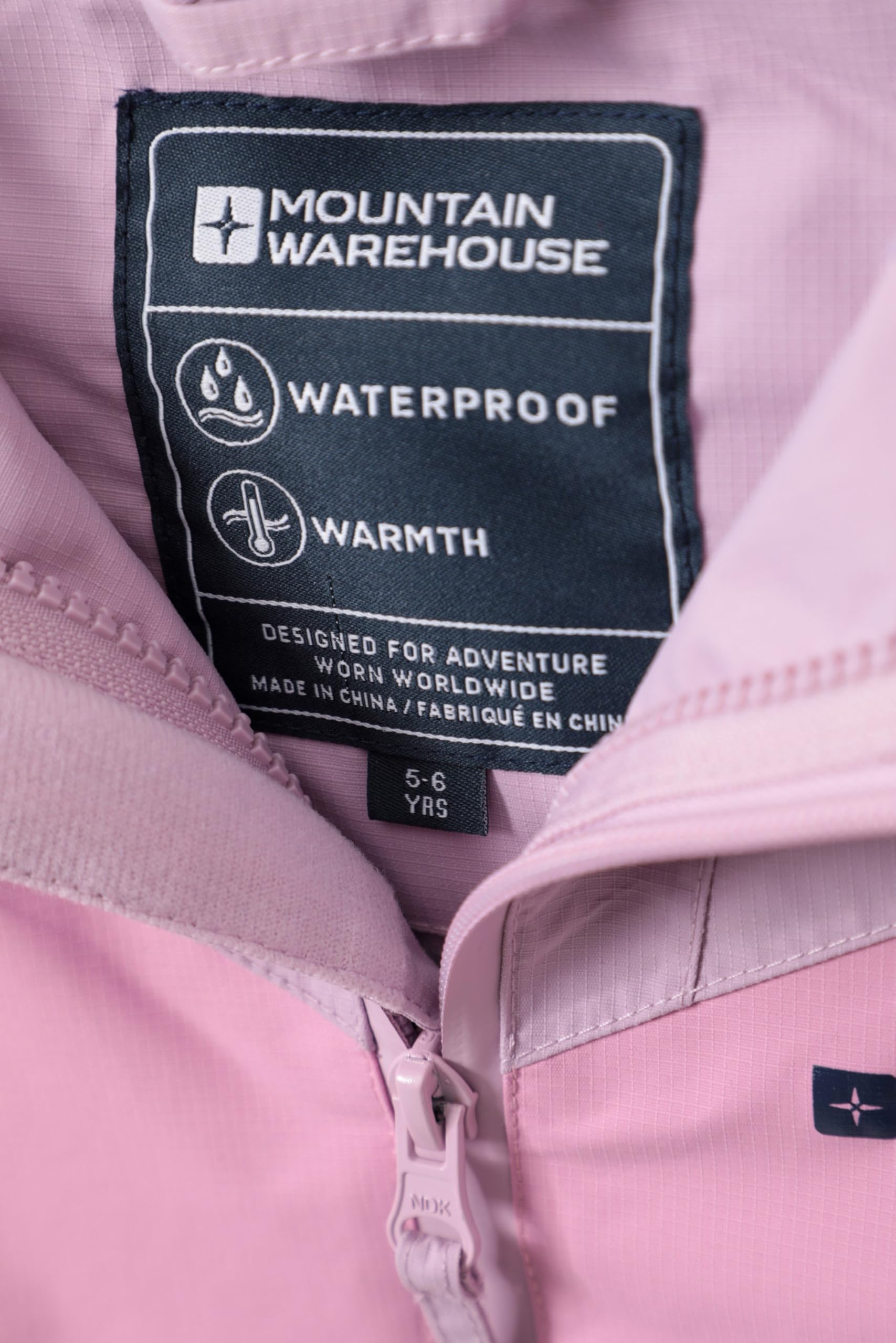 Mountain Warehouse Lightning Veste imperméable 3 en 1 pour enfants – Veste triclimate, coutures thermocollées, capuche amovible - Printemps été