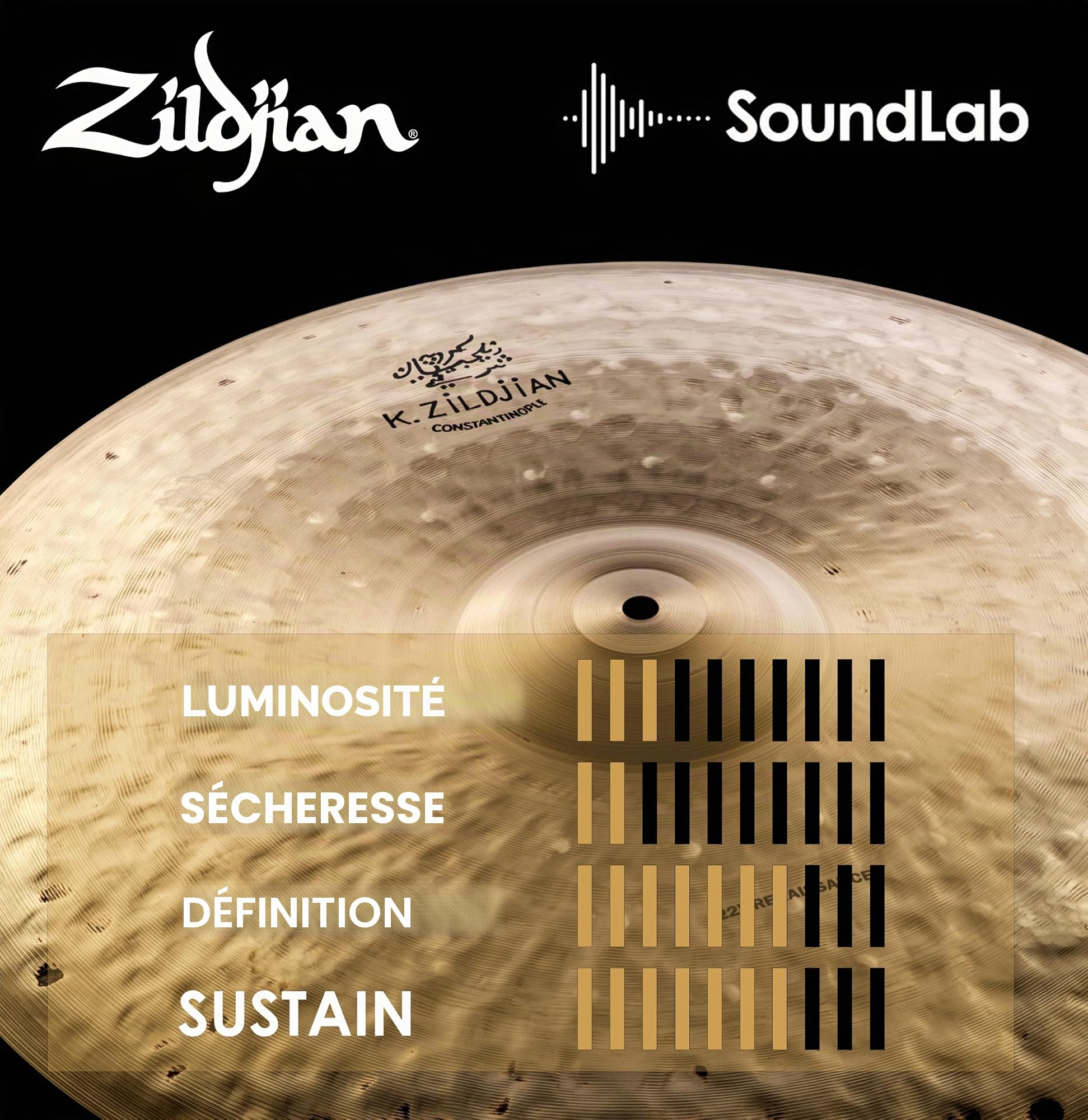 Zildjian K Constantinople Series - 22" Renaissance Ride Cymbal