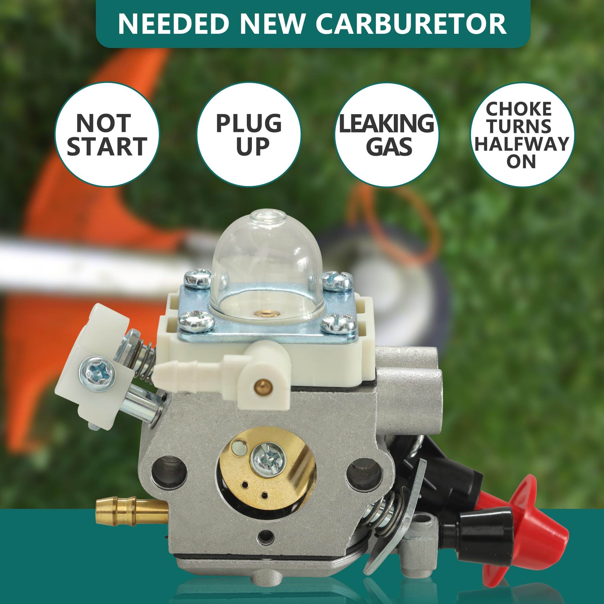 Carburatore C1M-S267A Per Decespugliatore Stihl Carburatore Per Stihl FS40 FS50 FS56 FS70 FC56 FC70 HT56 KN56 KM56 Sostituto 4144 120 0603