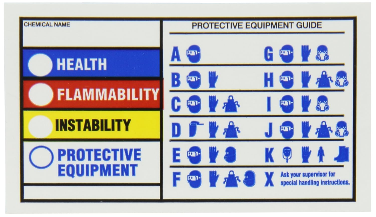 Brady 60332 2" Height, 3-1/2" Width, Polyester With Polyester Laminate Cover, Black, Red, Blue And Yellow On White Color HMIG Self-Laminating Labels (Pack Of 25)