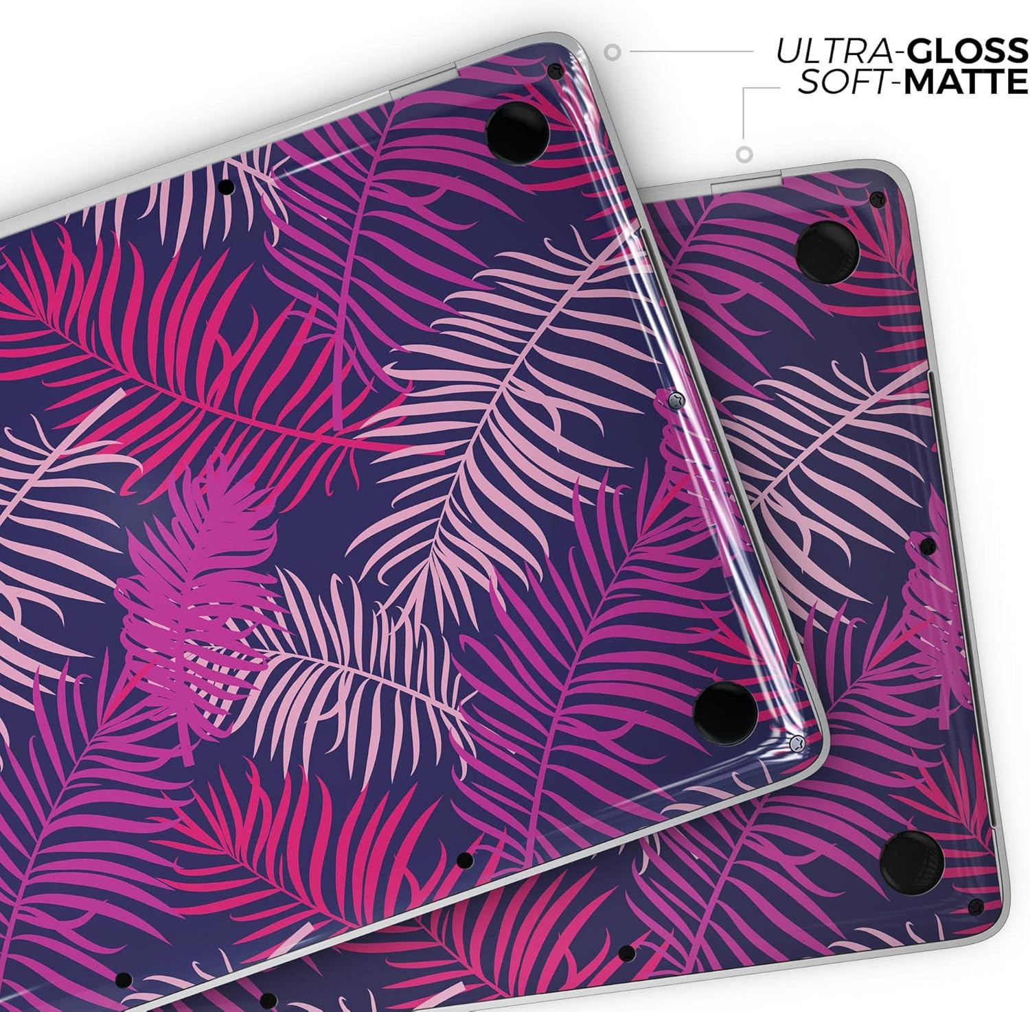 DesignSkinz - Purple Tropical - Full-Body Wrap Protective Decal Skin Kit Compatible with MacBook 16" Pro M1 (A2485)