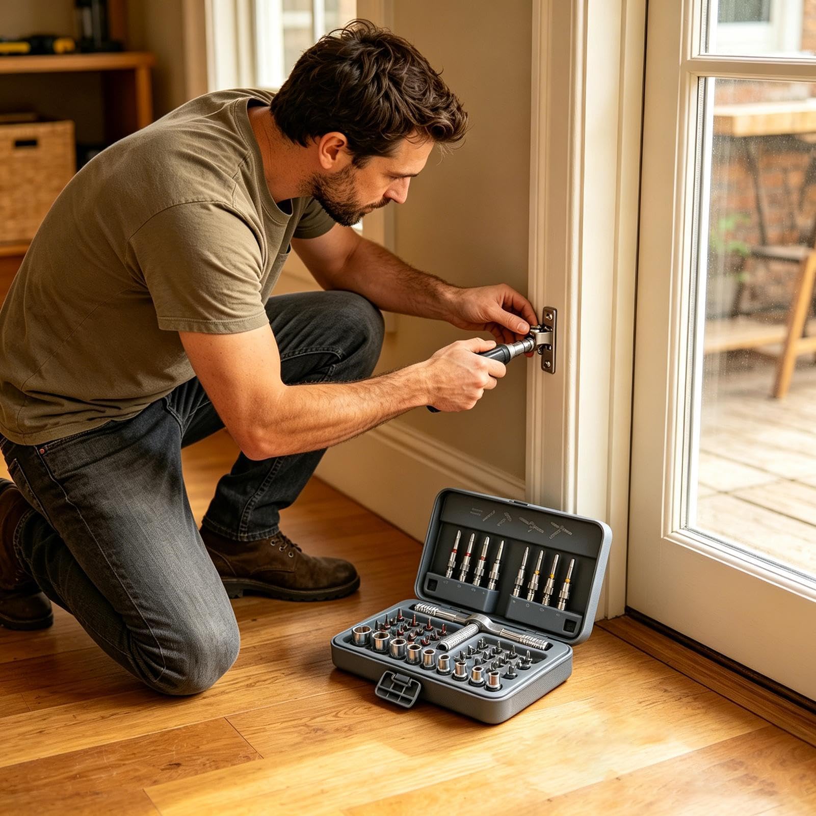 Set Cacciaviti a Cricchetto Ergonomico 54-in-1 multipunta universale | Cacciavite magnetico a cricchetto Per progetti fai-da-te mobili elettrodomestici biciclette computer riparazione auto