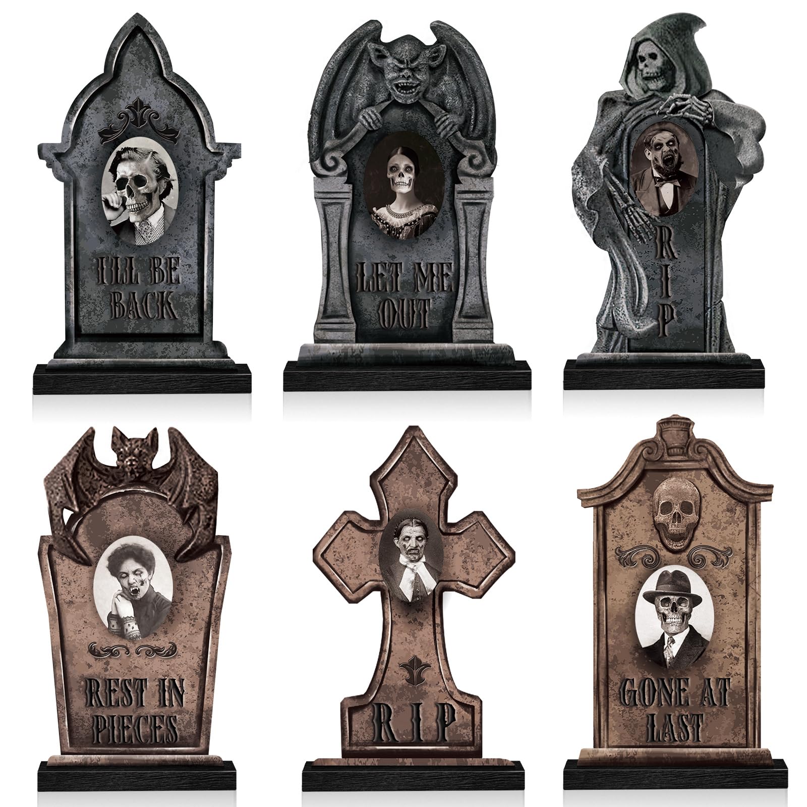 Pierres tombales Halloween pour reussir une decoration de buffet horreur