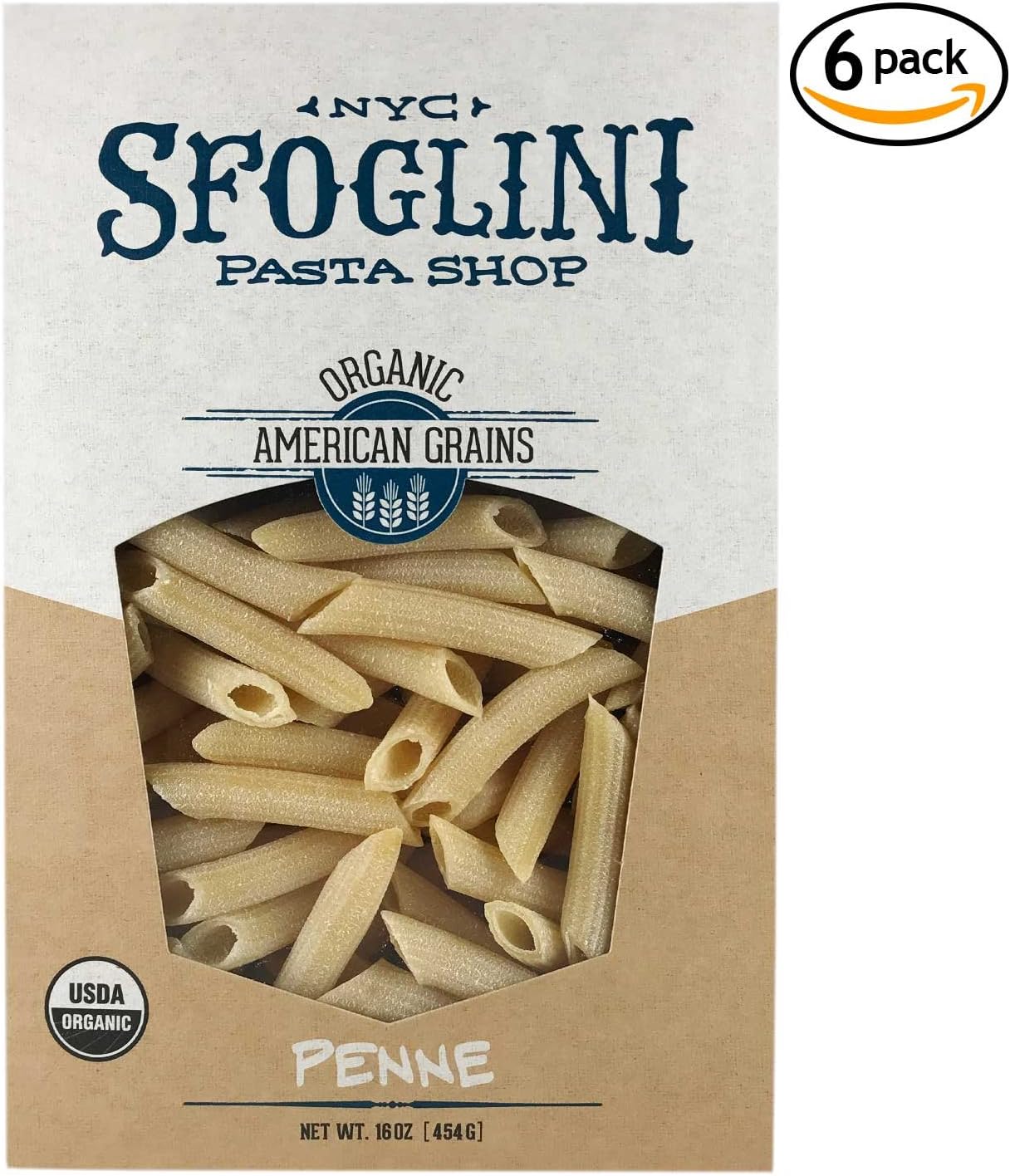 Sfoglini Organic Durum Semolina Penne, 6 lbs
