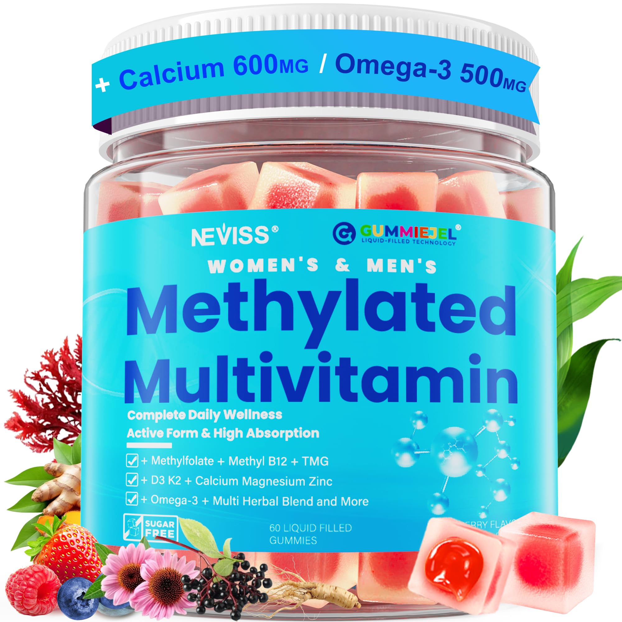 NEVISS Methylated Multivitamin Gummies