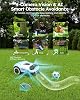 ANTHBOT Genie600 Robot Lawn Mower, Perimeter Wire Free, Full Band RTK+4-Eye Vision Robot Lawnmower, Recommended for 600 m², Max 800 m², Automatic Mapping, Accurate Obstacle Avoidance, APP Control